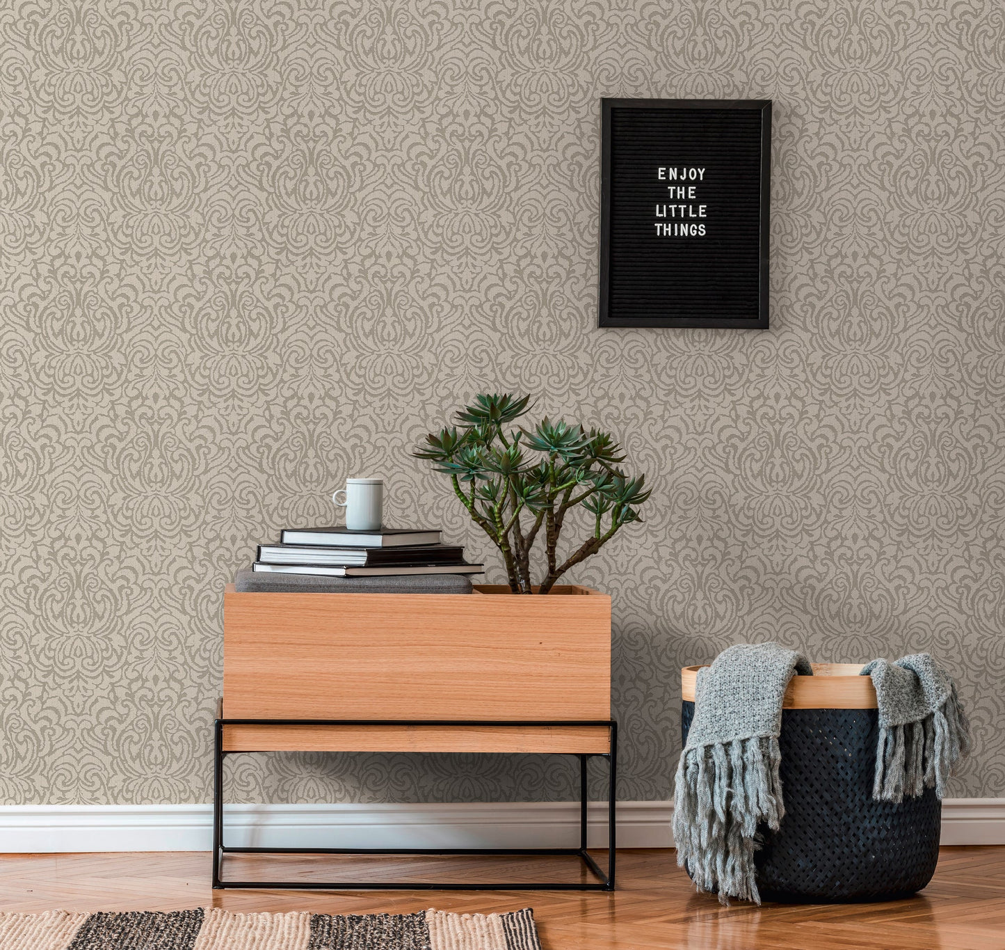 Architects Paper Tessuto 2 Vlies-Textiltapete Beige Creme 10,05 m x 0,53 m