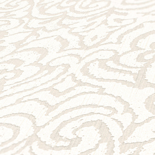 Architects Paper Tessuto 2 Vlies-Textiltapete Creme Weiß 10,05 m x 0,53 m