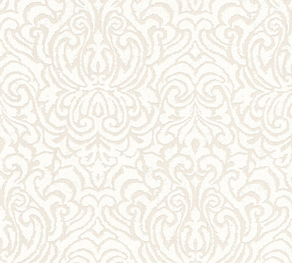 Architects Paper Tessuto 2 Vlies-Textiltapete Creme Weiß 10,05 m x 0,53 m