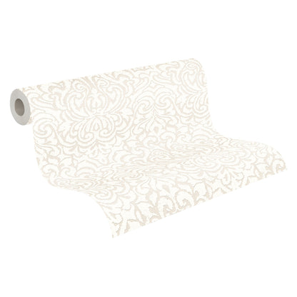 Architects Paper Tessuto 2 Vlies-Textiltapete Creme Weiß 10,05 m x 0,53 m