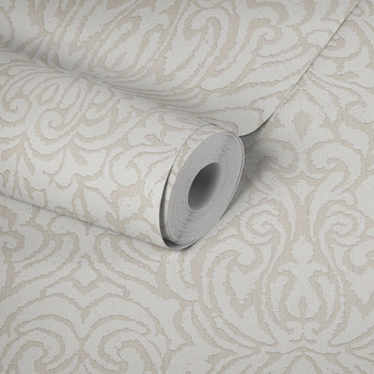 Architects Paper Tessuto 2 Vlies-Textiltapete Creme Weiß 10,05 m x 0,53 m