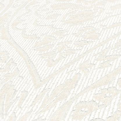 Architects Paper Tessuto 2 Vlies-Textiltapete Creme Weiß 10,05 m x 0,53 m