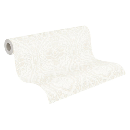 Architects Paper Tessuto 2 Vlies-Textiltapete Creme Weiß 10,05 m x 0,53 m