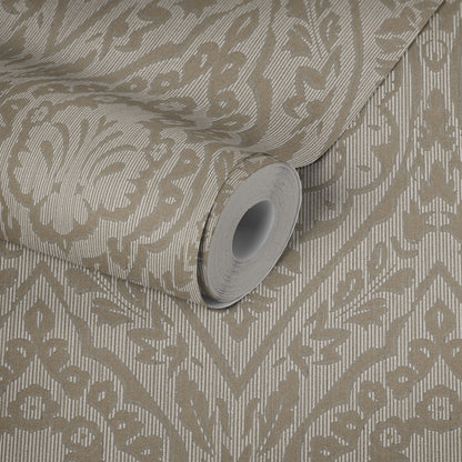 Architects Paper Tessuto 2 Vlies-Textiltapete Braun Beige 10,05 m x 0,53 m