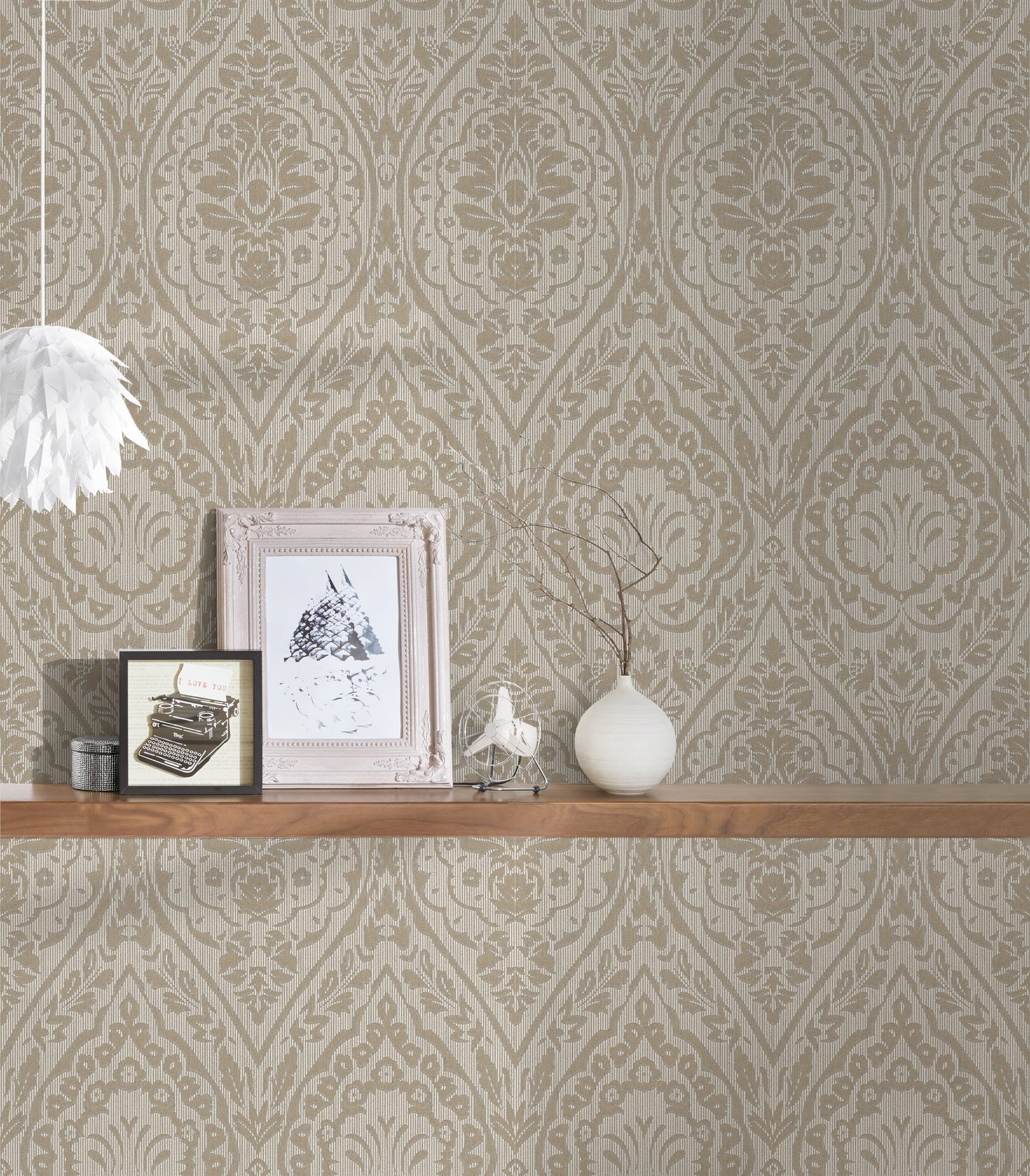 Architects Paper Tessuto 2 Vlies-Textiltapete Braun Beige 10,05 m x 0,53 m