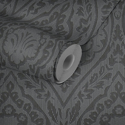 Architects Paper Tessuto 2 Vlies-Textiltapete Braun Schwarz 10,05 m x 0,53 m