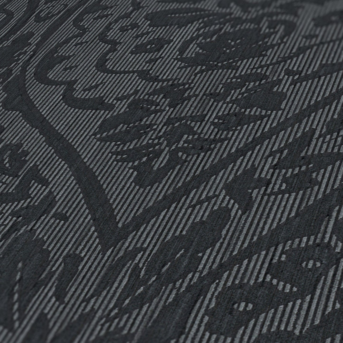 Architects Paper Tessuto 2 Vlies-Textiltapete Schwarz Grau 10,05 m x 0,53 m