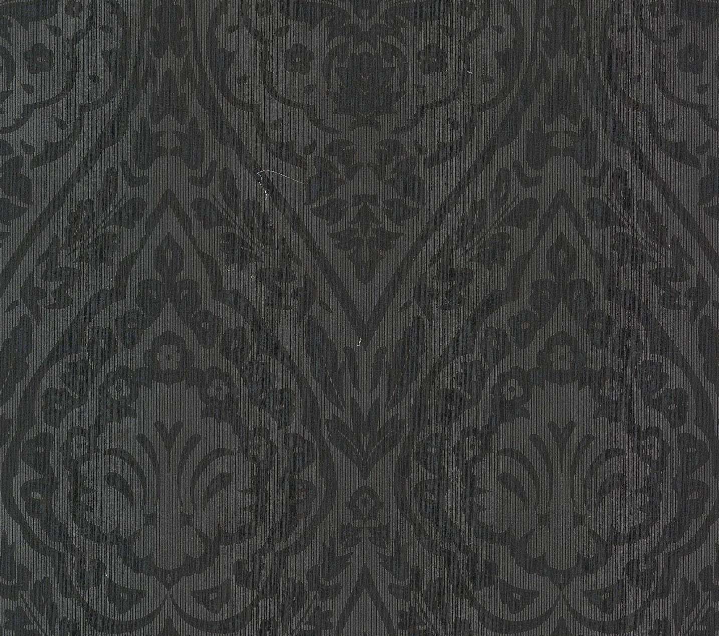 Architects Paper Tessuto 2 Vlies-Textiltapete Schwarz Grau 10,05 m x 0,53 m