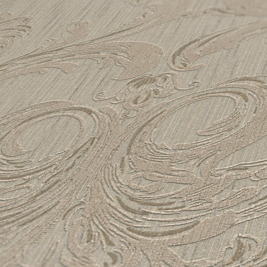 Architects Paper Tessuto 2 Vlies-Textiltapete Braun Beige 10,05 m x 0,53 m