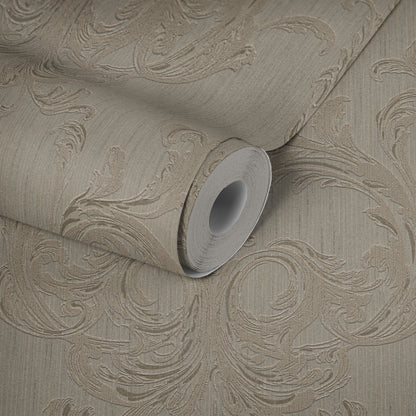 Architects Paper Tessuto 2 Vlies-Textiltapete Braun Beige 10,05 m x 0,53 m
