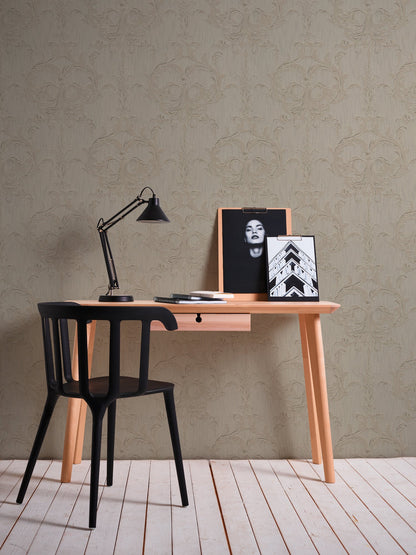 Architects Paper Tessuto 2 Vlies-Textiltapete Braun Beige 10,05 m x 0,53 m