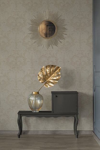 Architects Paper Tessuto 2 Vlies-Textiltapete Braun Beige 10,05 m x 0,53 m