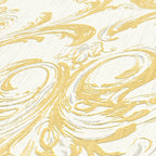 Architects Paper Tessuto 2 Vlies-Textiltapete Gelb Weiß 10,05 m x 0,53 m