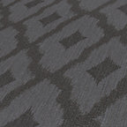 Architects Paper Tessuto 2 Vlies-Textiltapete Grau Schwarz 10,05 m x 0,53 m