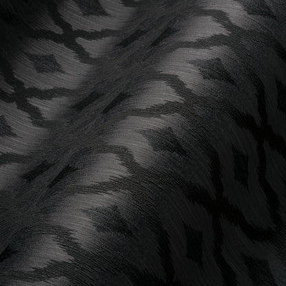 Architects Paper Tessuto 2 Vlies-Textiltapete Grau Schwarz 10,05 m x 0,53 m