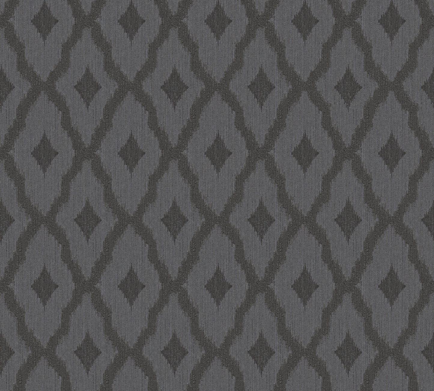Architects Paper Tessuto 2 Vlies-Textiltapete Grau Schwarz 10,05 m x 0,53 m