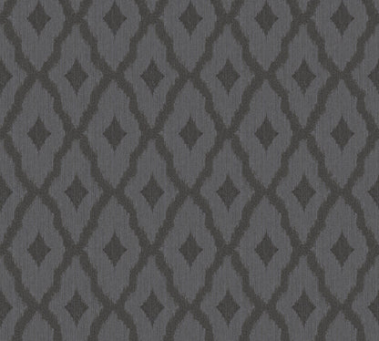Architects Paper Tessuto 2 Vlies-Textiltapete Grau Schwarz 10,05 m x 0,53 m