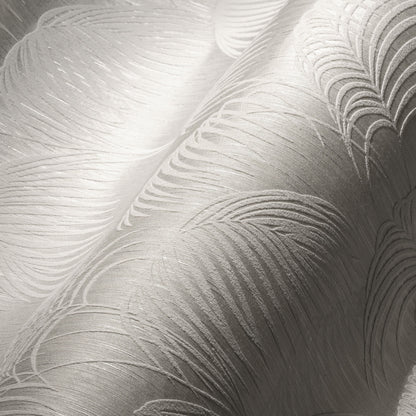 Architects Paper Tessuto 2 Dschungel Textiltapete Creme Weiß 10,05 m x 0,53 m