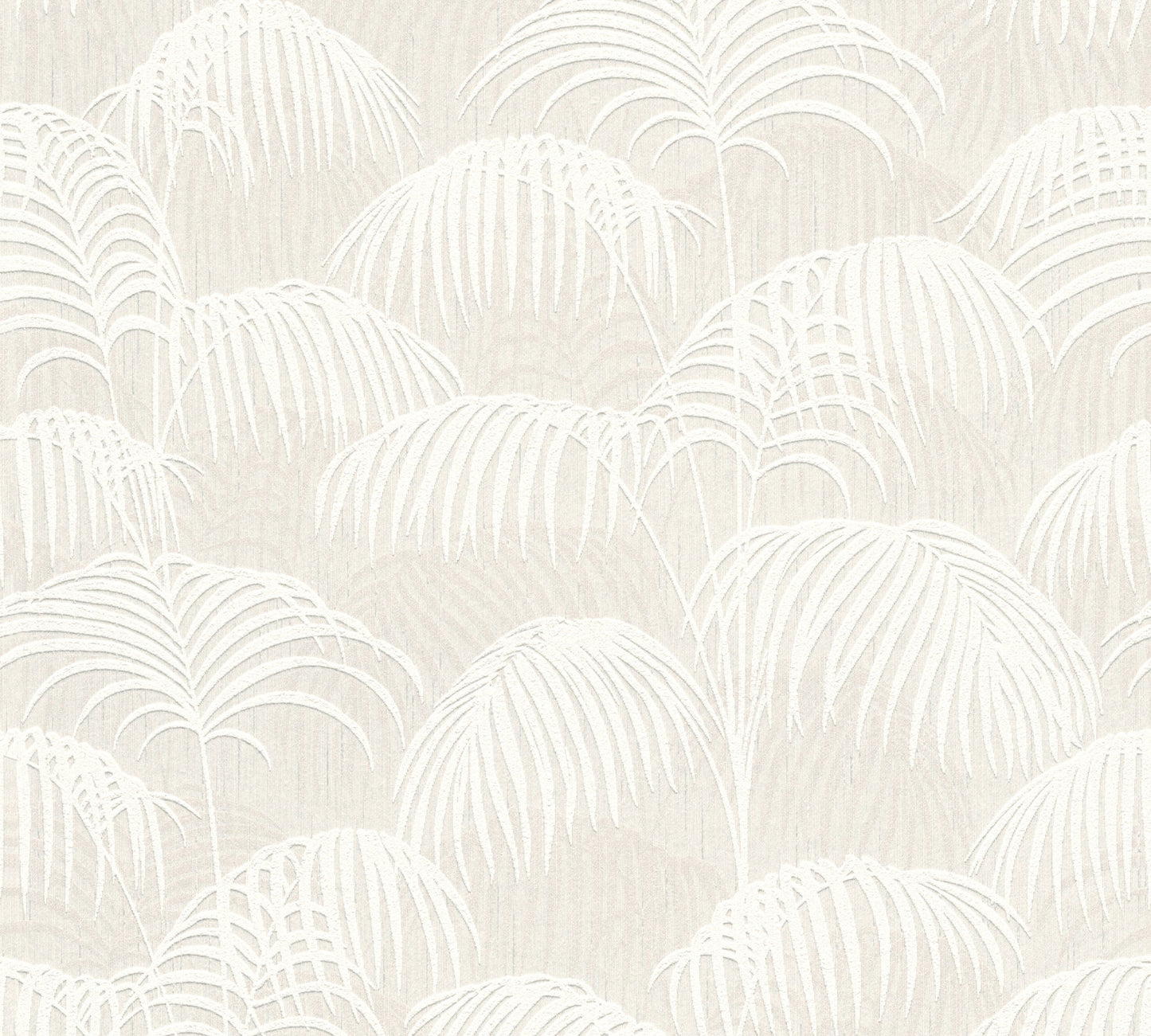 Architects Paper Tessuto 2 Dschungel Textiltapete Creme Weiß 10,05 m x 0,53 m