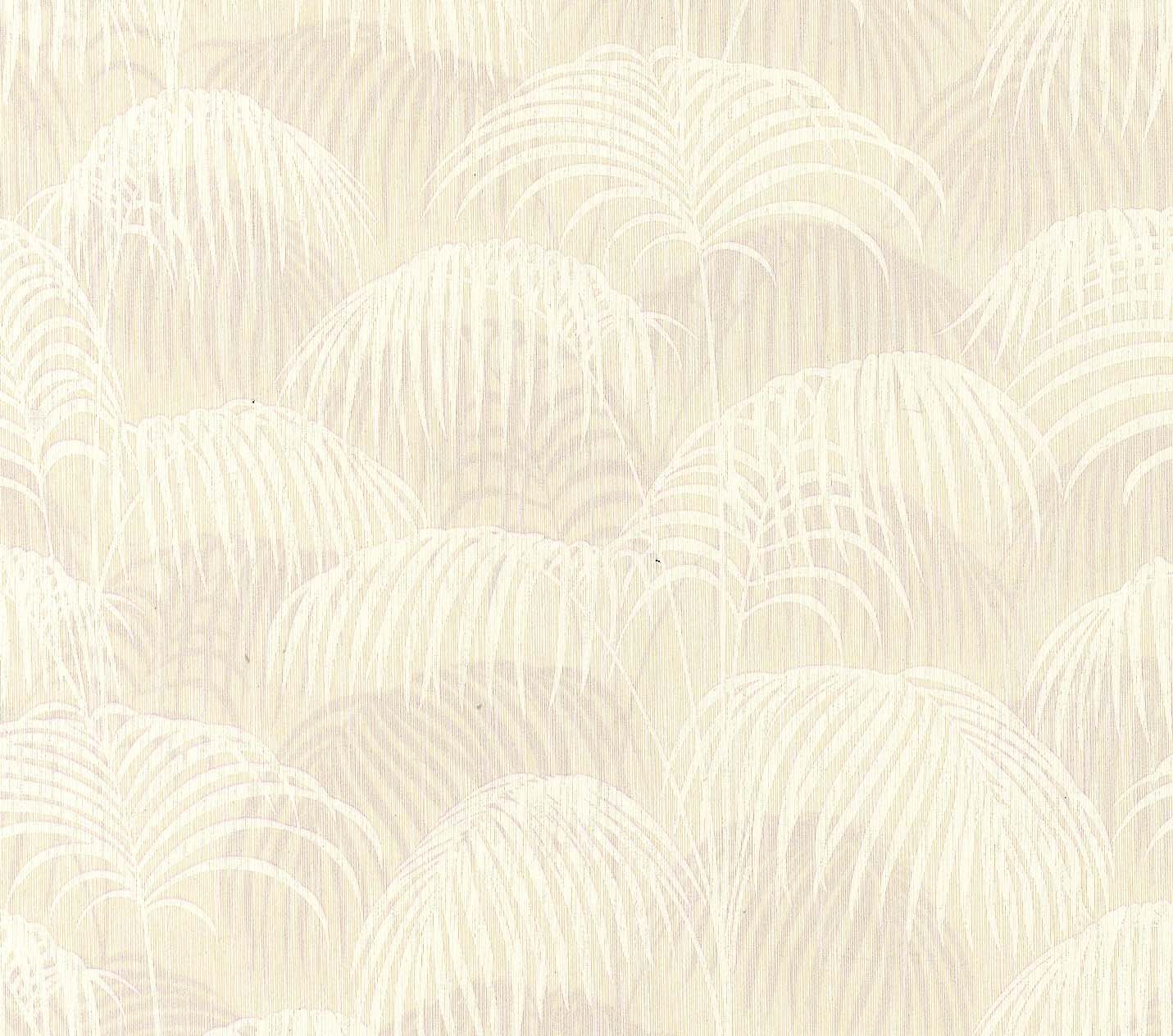 Architects Paper Tessuto 2 Dschungel Textiltapete Creme Weiß 10,05 m x 0,53 m