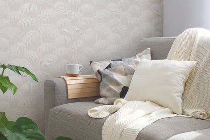 Architects Paper Tessuto 2 Dschungel Textiltapete Creme Weiß 10,05 m x 0,53 m