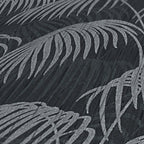 Architects Paper Tessuto 2 Dschungel Textiltapete Schwarz Grau 10,05 m x 0,53 m