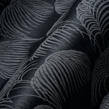 Architects Paper Tessuto 2 Dschungel Textiltapete Schwarz Grau 10,05 m x 0,53 m