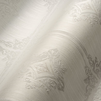Architects Paper Tessuto 2 Vlies-Textiltapete Creme Grau 10,05 m x 0,53 m