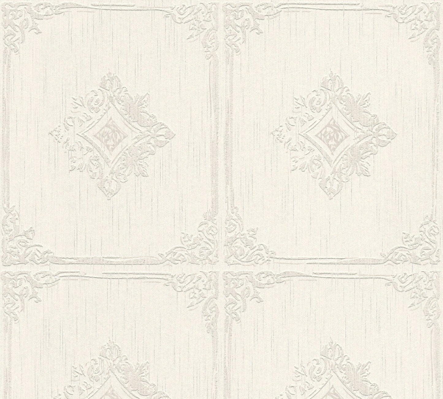 Architects Paper Tessuto 2 Vlies-Textiltapete Creme Grau 10,05 m x 0,53 m