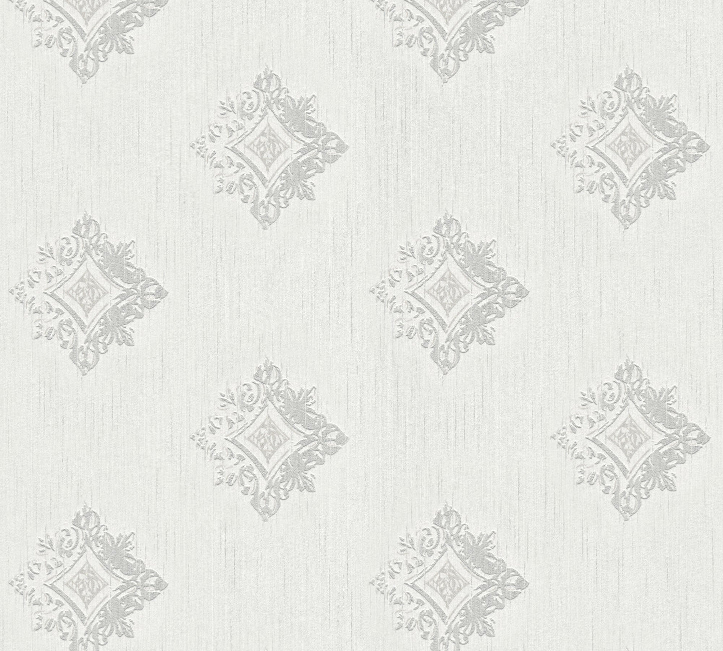 Architects Paper Tessuto 2 Vlies-Textiltapete Grau Weiß 10,05 m x 0,53 m