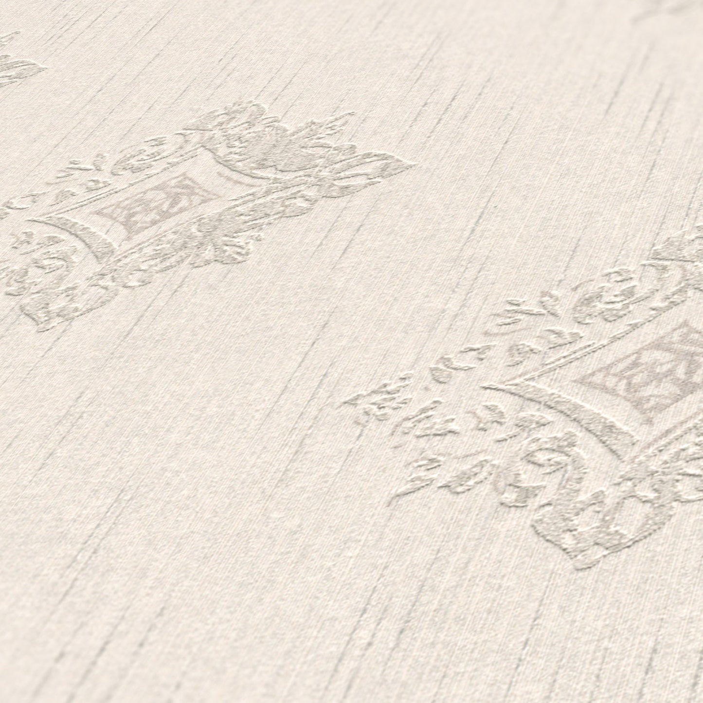 Architects Paper Tessuto 2 Vlies-Textiltapete Creme Grau 10,05 m x 0,53 m