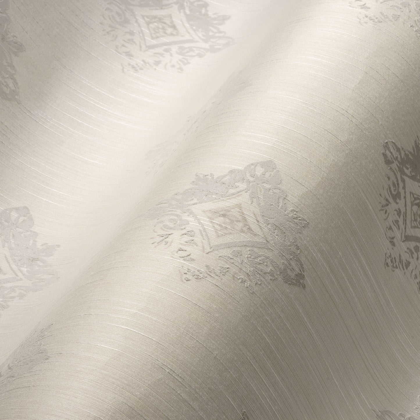 Architects Paper Tessuto 2 Vlies-Textiltapete Creme Grau 10,05 m x 0,53 m