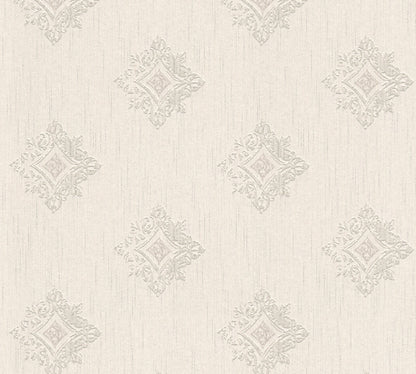 Architects Paper Tessuto 2 Vlies-Textiltapete Creme Grau 10,05 m x 0,53 m