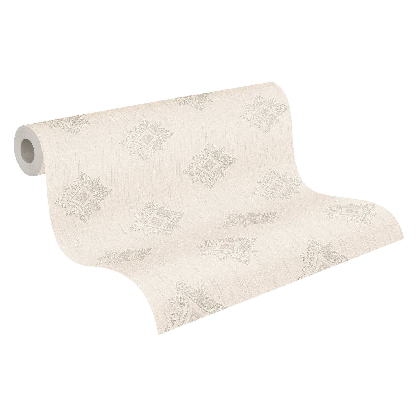 Architects Paper Tessuto 2 Vlies-Textiltapete Creme Grau 10,05 m x 0,53 m