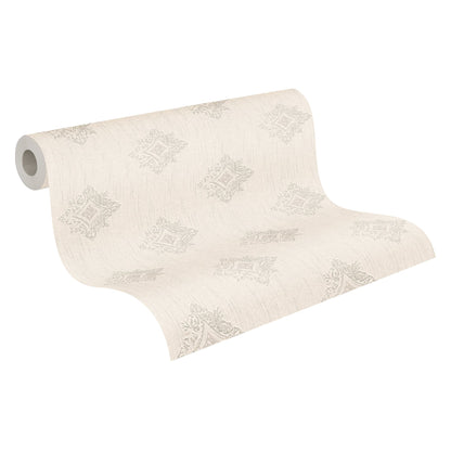 Architects Paper Tessuto 2 Vlies-Textiltapete Creme Grau 10,05 m x 0,53 m