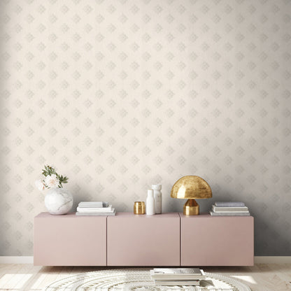 Architects Paper Tessuto 2 Vlies-Textiltapete Creme Grau 10,05 m x 0,53 m
