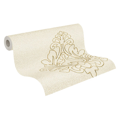 Architects Paper Nobile Designtapete Creme Gold 3,20 m x 0,7 m