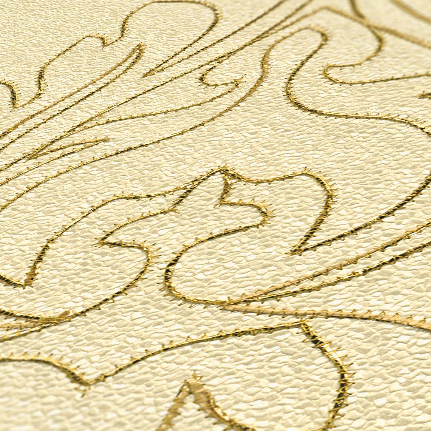 Architects Paper Nobile Designtapete Gelb Gold 3,20 m x 0,7 m