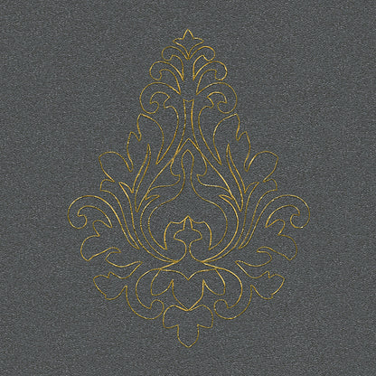 Architects Paper Nobile Designtapete Grau Schwarz Gold 3,20 m x 0,7 m
