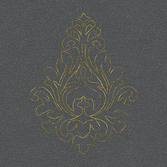 Architects Paper Nobile Designtapete Grau Schwarz Gold 3,20 m x 0,7 m