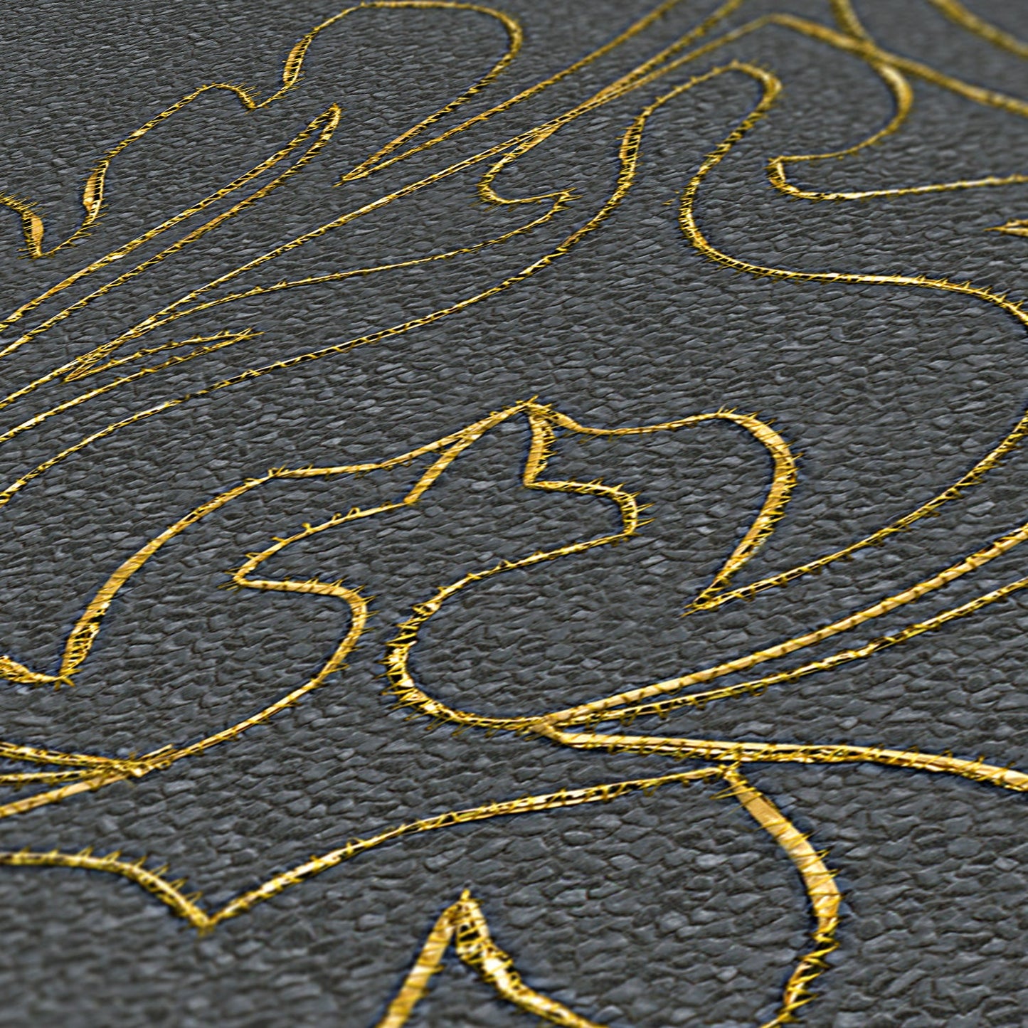 Architects Paper Nobile Designtapete Grau Schwarz Gold 3,20 m x 0,7 m