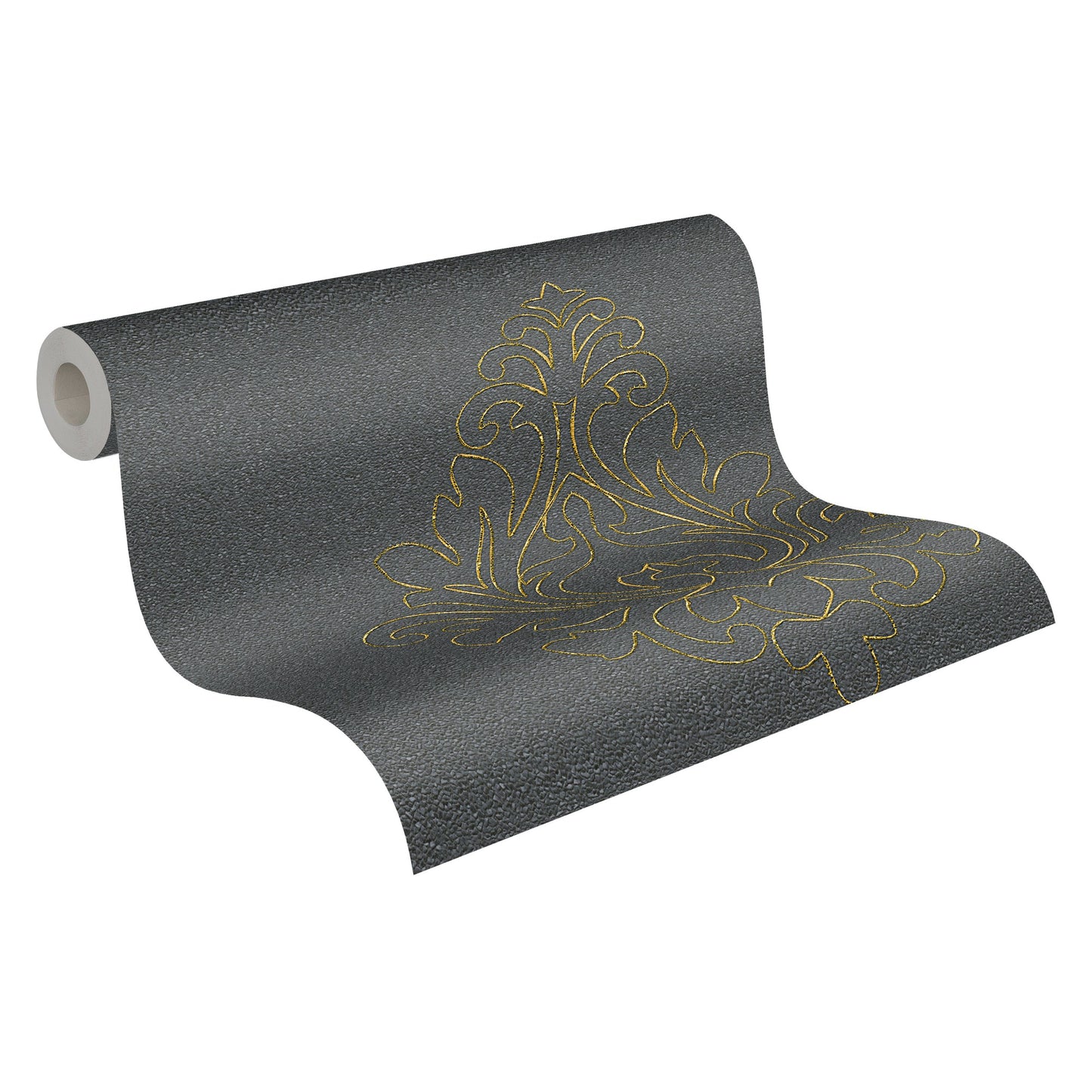 Architects Paper Nobile Designtapete Grau Schwarz Gold 3,20 m x 0,7 m