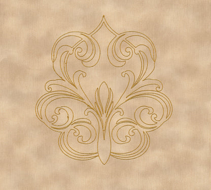 Architects Paper Nobile Designtapete Braun Gold 3,20 m x 0,7 m