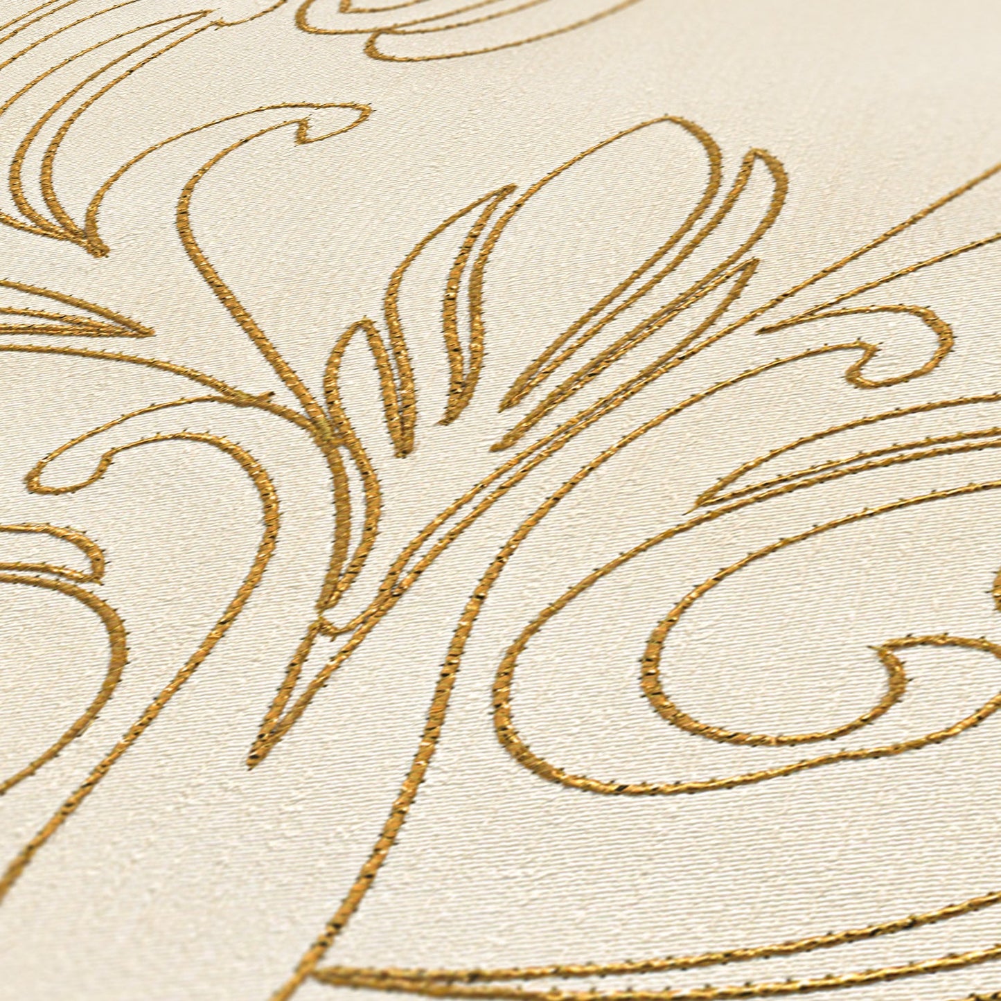 Architects Paper Nobile Designtapete Creme Gold 3,20 m x 0,7 m