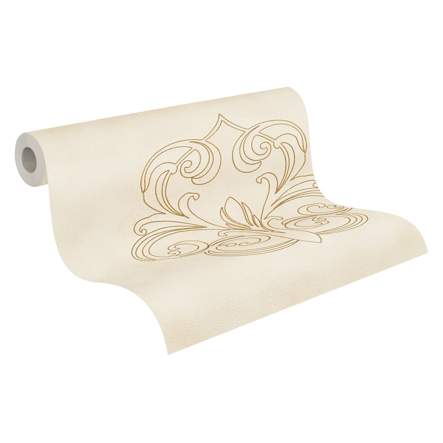 Architects Paper Nobile Designtapete Creme Gold 3,20 m x 0,7 m