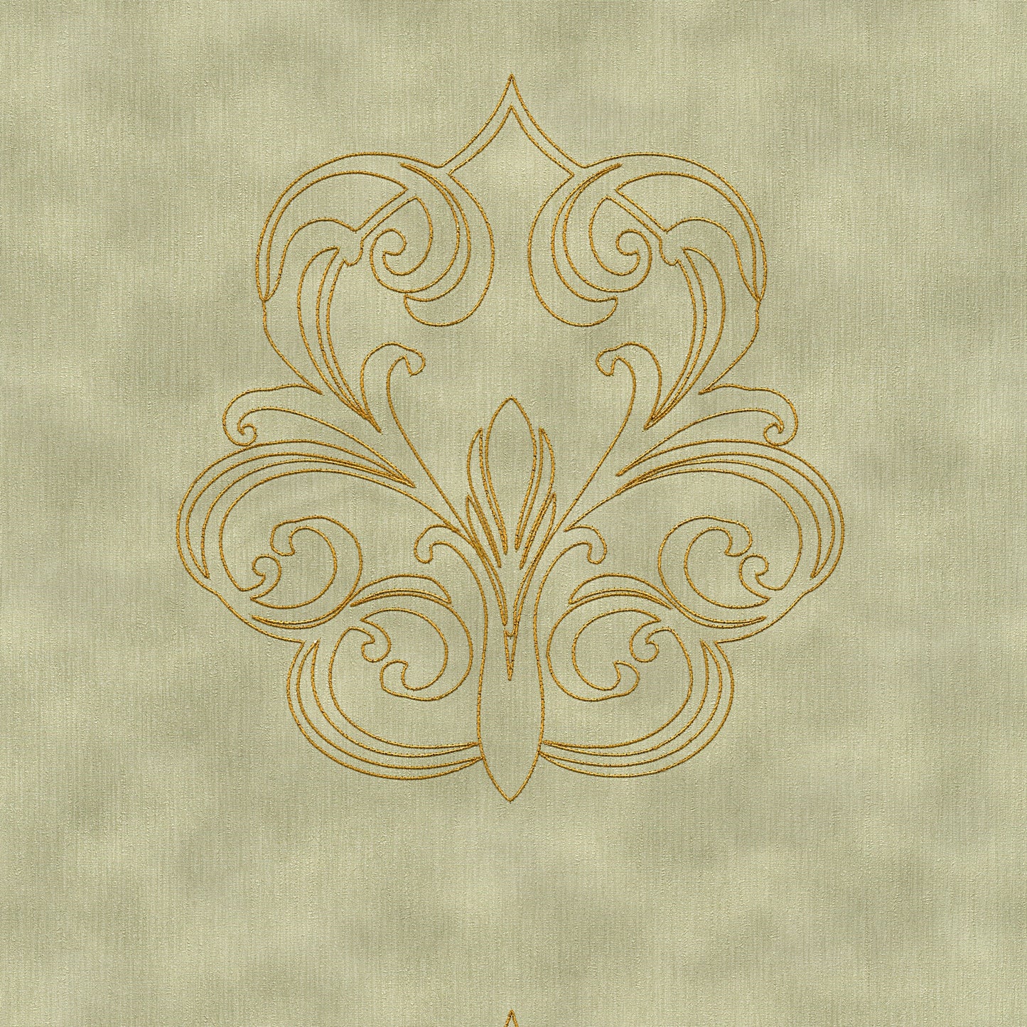 Architects Paper Nobile Designtapete Grün Gold 3,20 m x 0,7 m