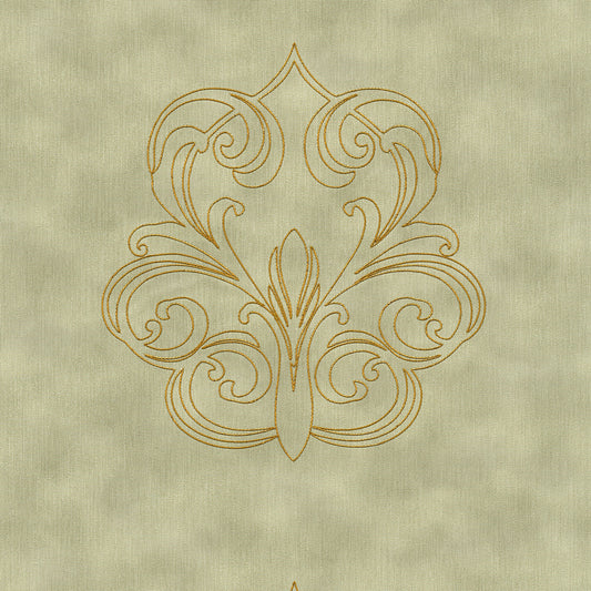 Architects Paper Nobile Designtapete Grün Gold 3,20 m x 0,7 m