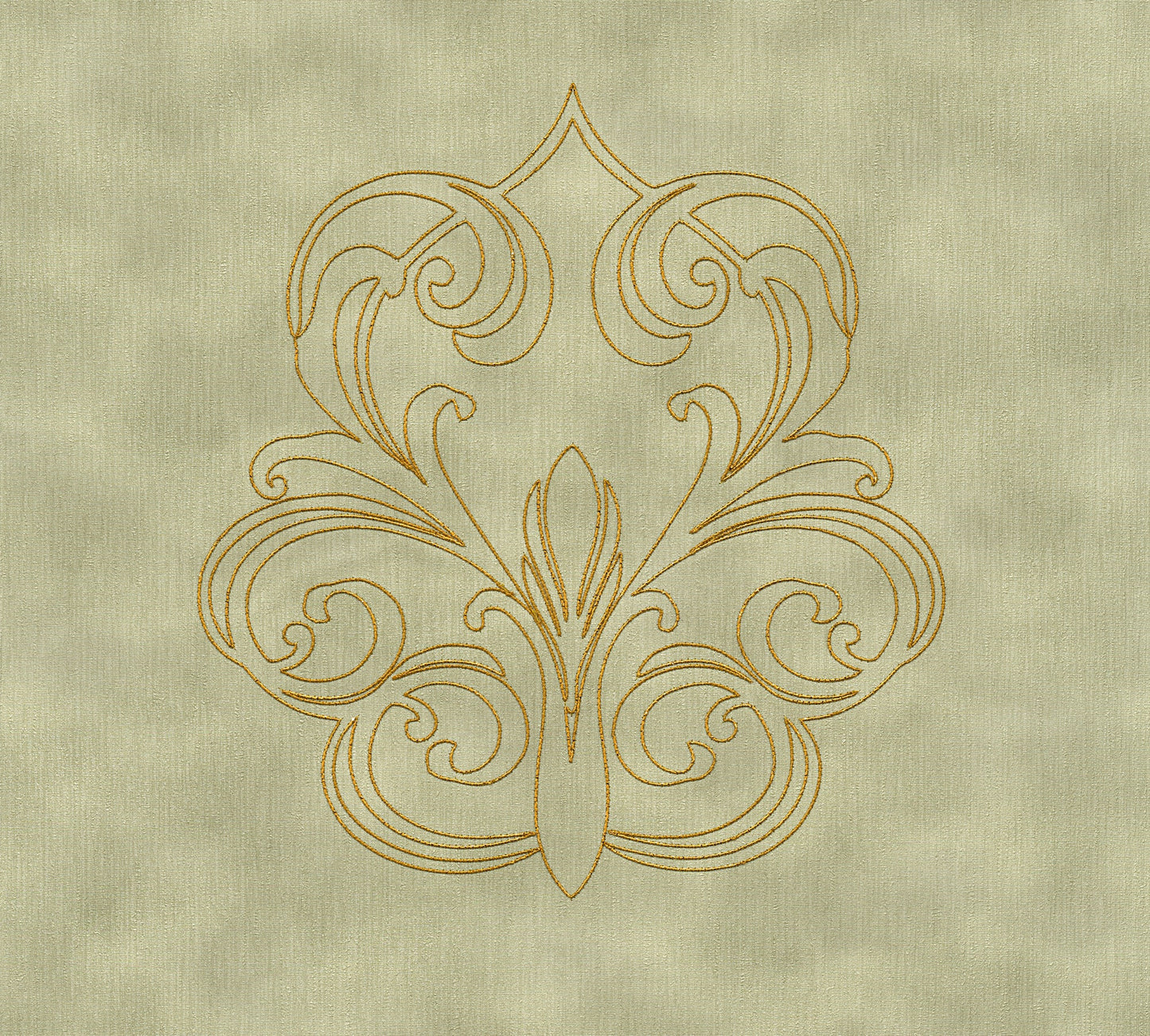 Architects Paper Nobile Designtapete Grün Gold 3,20 m x 0,7 m