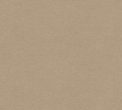 Mustertapete Leinen Taupe Klassisch - 10,05 m x 0,53 m