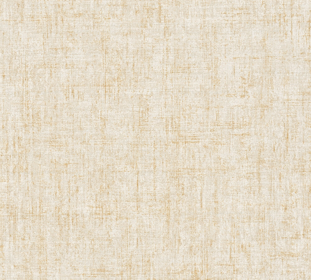 Mustertapete Vintage-Gewebe Beige - 10,05 m x 0,53 m